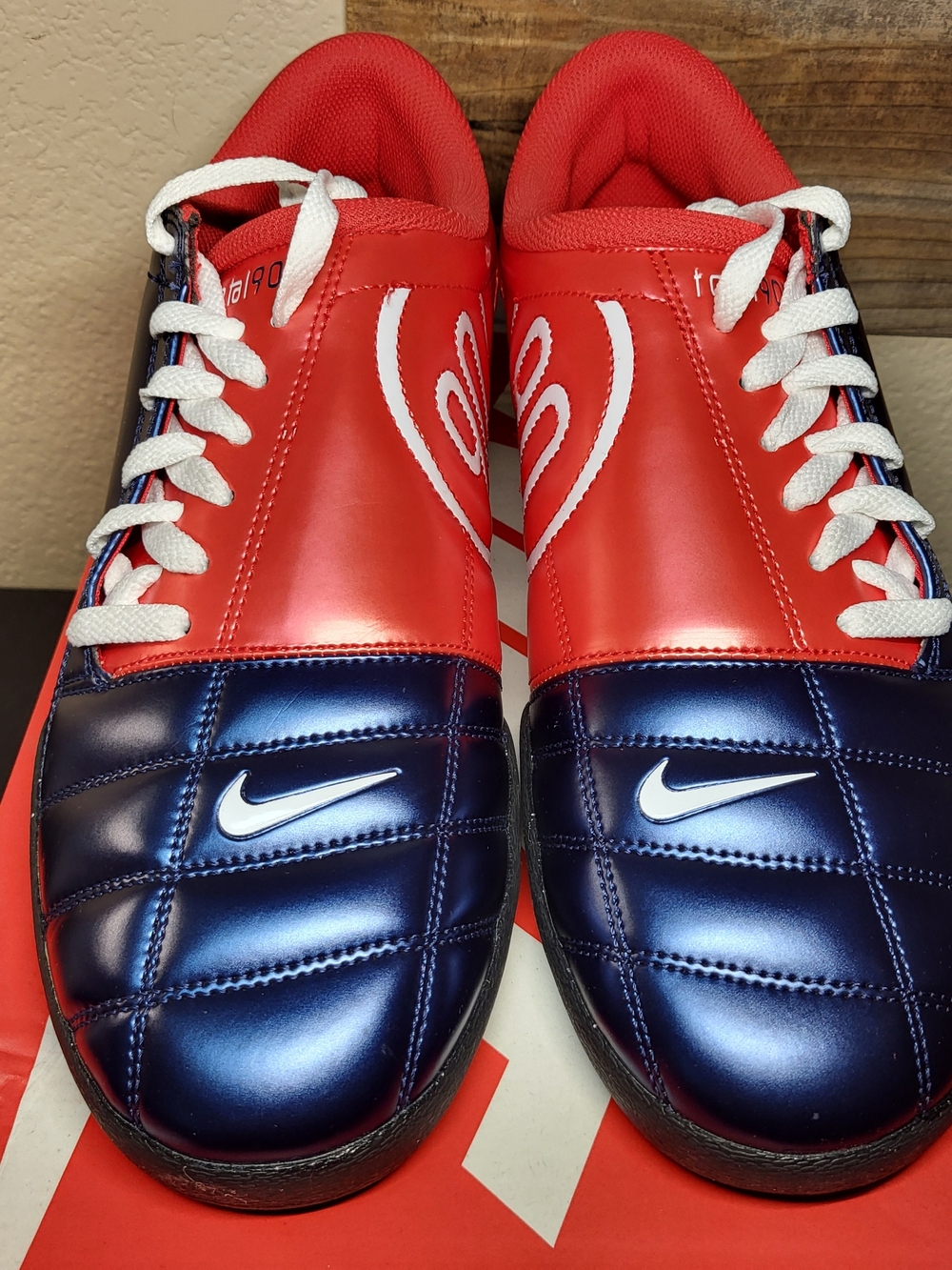 *NEW* Nike Total 90 Midnight Navy/Red/White II7631 400 Size Men's 13